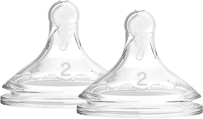 Dr Brown's Level-2 Silicone Wide-Neck "Options+" Nipple, 2-Pack - BambiniJO | Buy Online | Jordan
