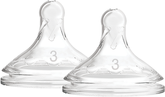 Dr Brown's Level-3 Silicone Wide-Neck "Options+" Nipple, 2-Pack — BambiniJO Jordan