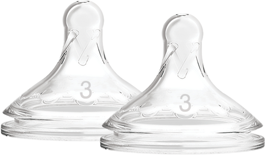 Dr Brown's Level-3 Silicone Wide-Neck "Options+" Nipple, 2-Pack - BambiniJO | Buy Online | Jordan