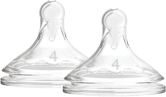 Dr Brown's Level-4 Silicone Wide-Neck "Options+" Nipple, 2-Pack - BambiniJO | Buy Online | Jordan