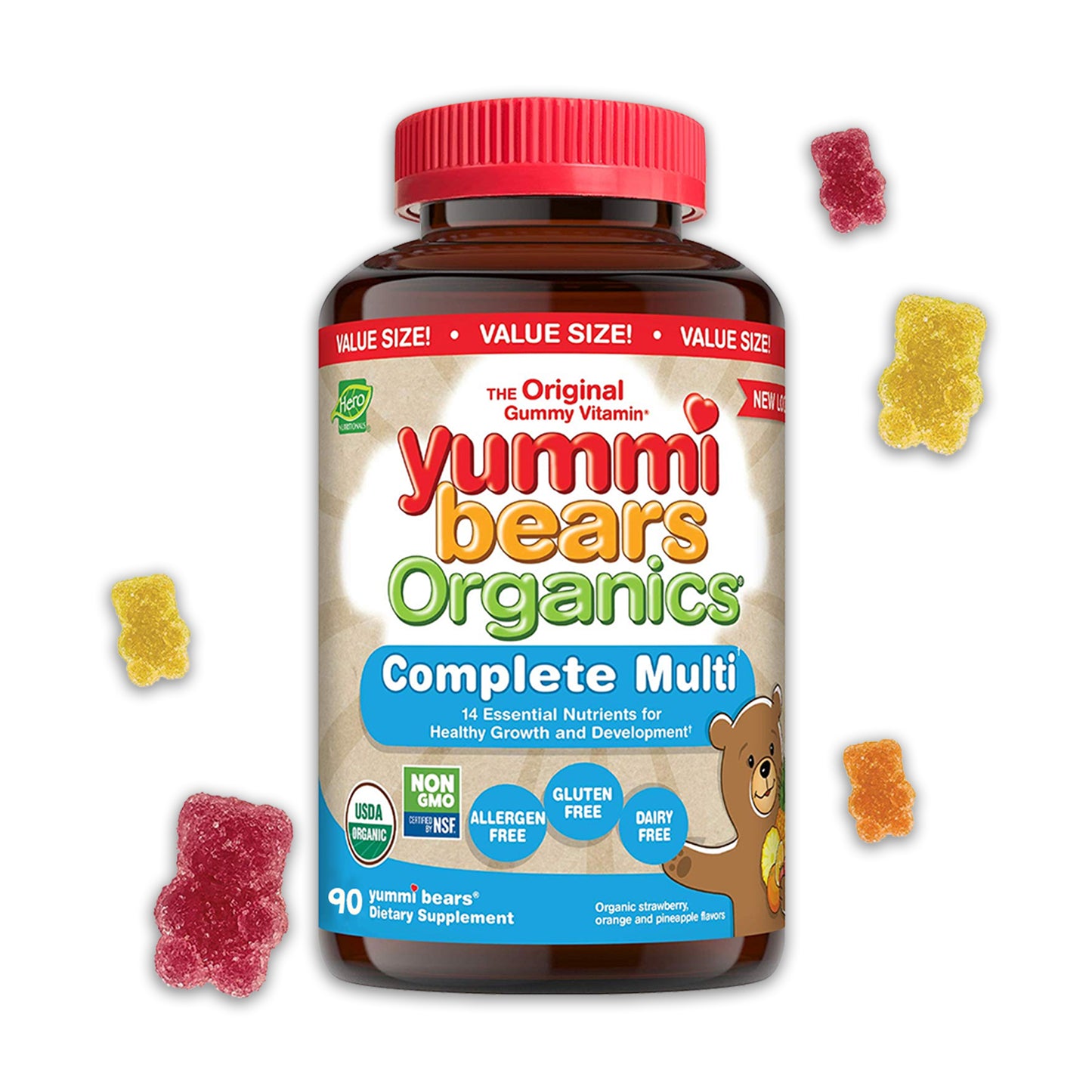 Organic Complete Multi-Vitamins 90ct - Gluten Free, Dairy Free - BambiniJO | Buy Online | Jordan