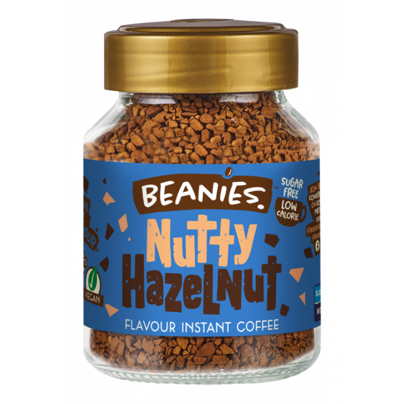Nutty Hazelnut Instant Coffee 50g - Sugar & Gluten Free - BambiniJO | Buy Online | Jordan