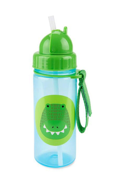 Skip Hop - Zoo Straw Bottle  - Crocodile - 384.5ml - BambiniJO | Buy Online | Jordan