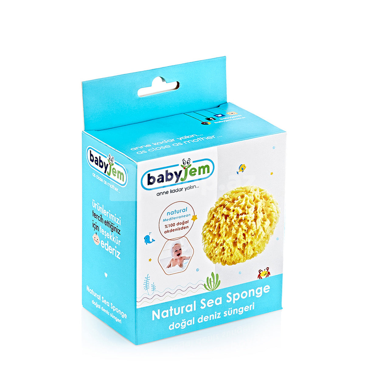 BabyJem - Natural Sea Sponge - BambiniJO | Buy Online | Jordan