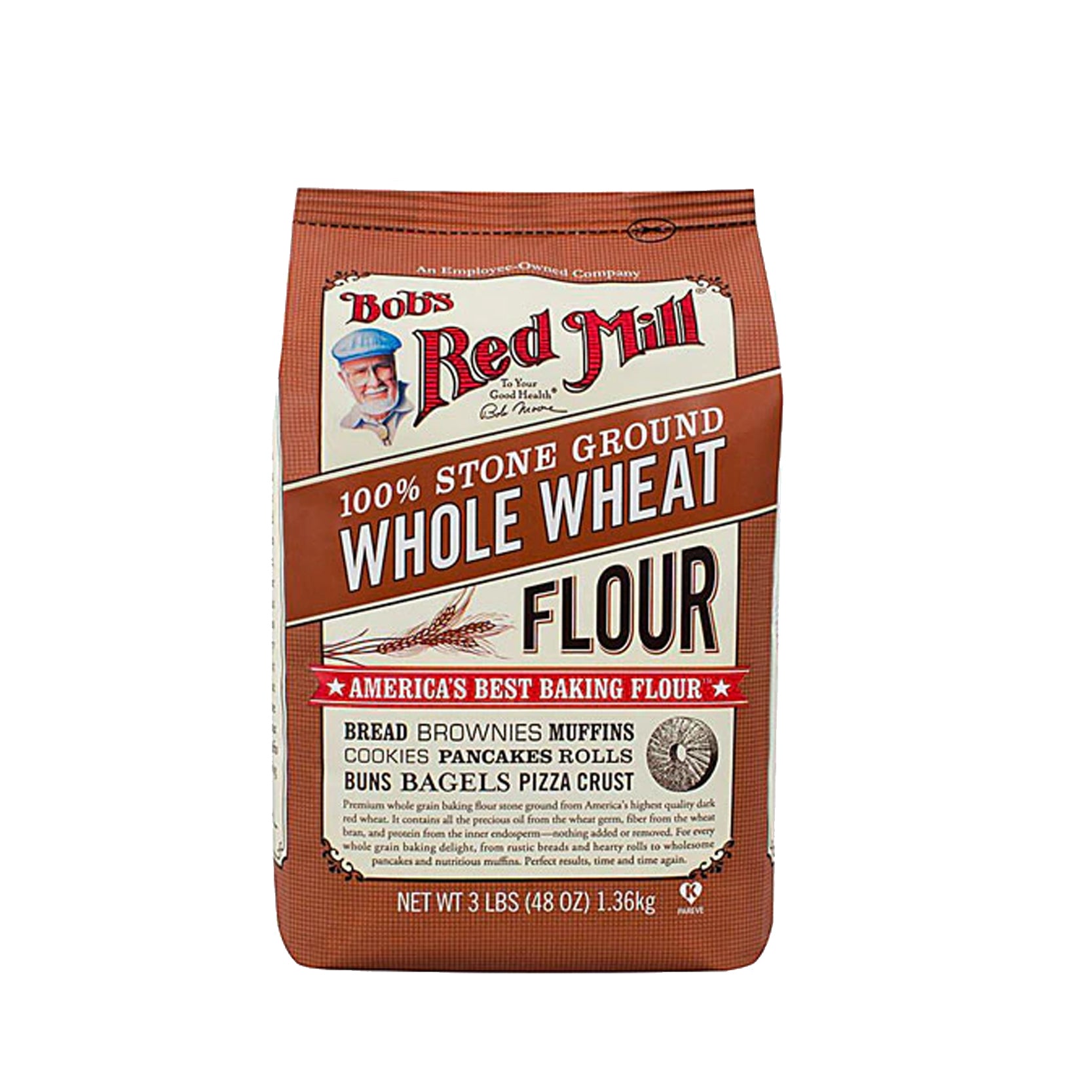 Whole Wheat Flour 1.36kg - Dairy & Egg FREE - BambiniJO | Buy Online | Jordan