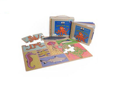 iKids - Deep Blue Sea Board Book and Puzzle Set iKids - Deep Blue Sea Board Book and Puzzle Set
