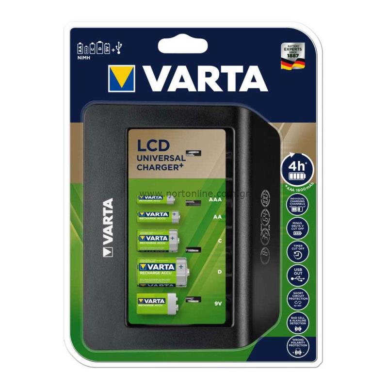 VARTA Universal LCD Battery Charger VARTA Universal LCD Battery Charger