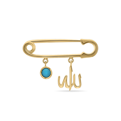 Allah Baby Pin | Yellow Gold