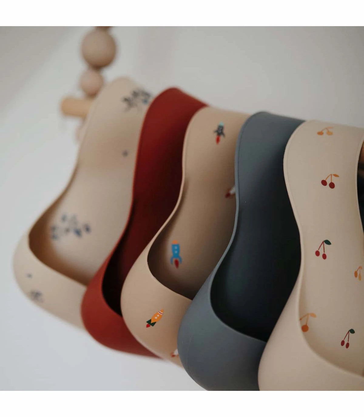 MUSHIE - Silicone Baby Bib | Cherries MUSHIE - Silicone Baby Bib | Cherries