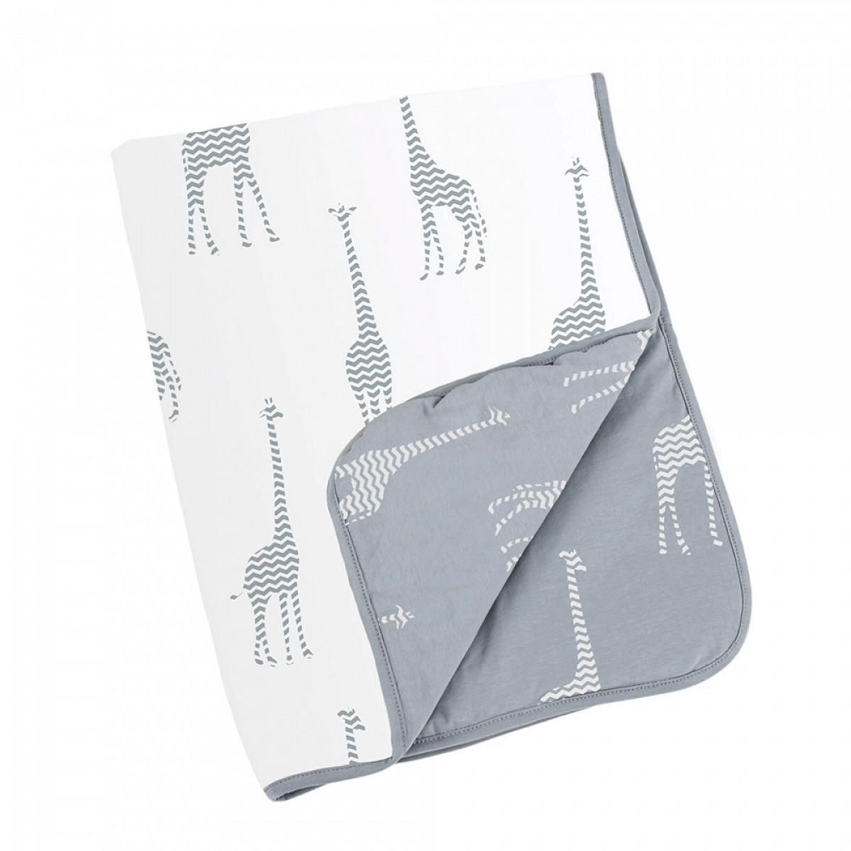 doomoo - Dream - Organic Blanket Giraffe Grey - BambiniJO | Buy Online | Jordan