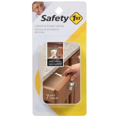 Cabinet & Drawer Latch - 7 Pack