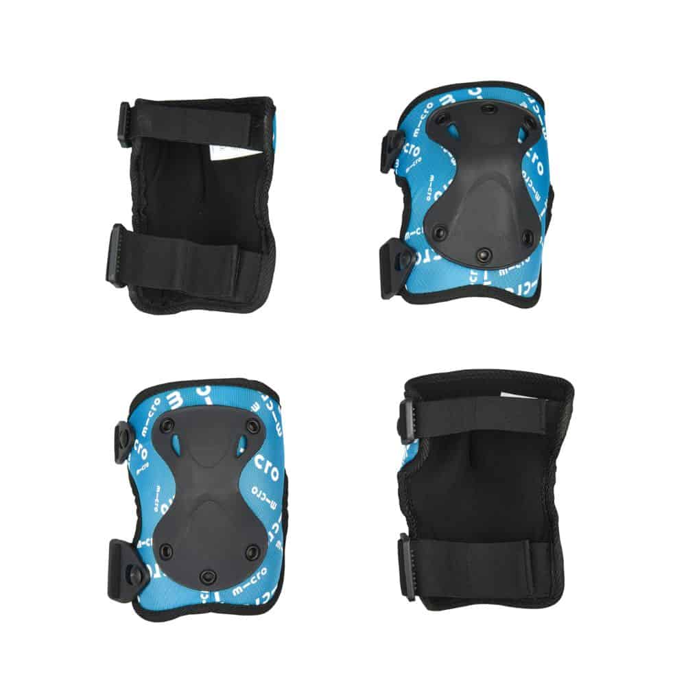 Micro Kids Knee Elbow Pads 4 pc Set Blue Micro Kids Knee Elbow Pads 4 pc Set Blue