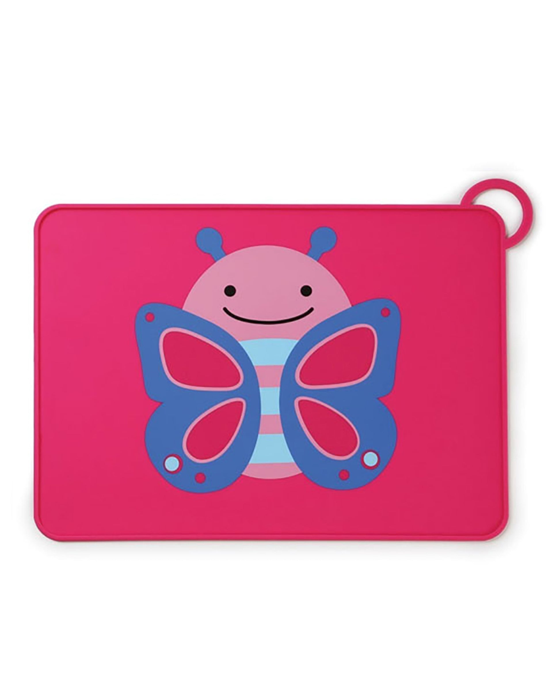 Skip Hop - Zoo Fold & Go Silicone Kids Placemat - Butterfly - BambiniJO