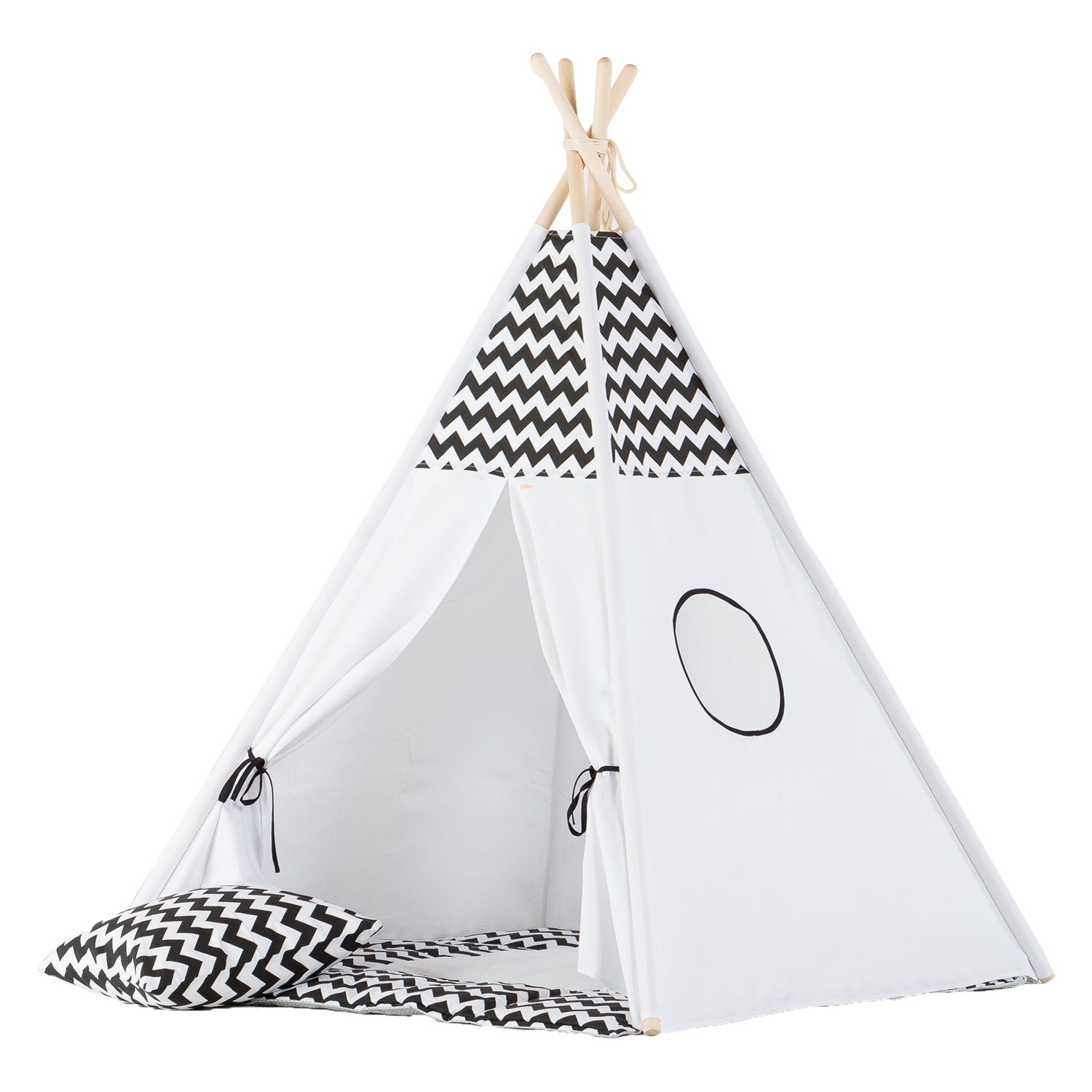 Wigiwama - Black Chevron Teepee - BambiniJO | Buy Online | Jordan