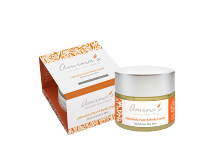 Amina's Organic Calendula Face & Body Cream 120ml - BambiniJO | Buy Online | Jordan