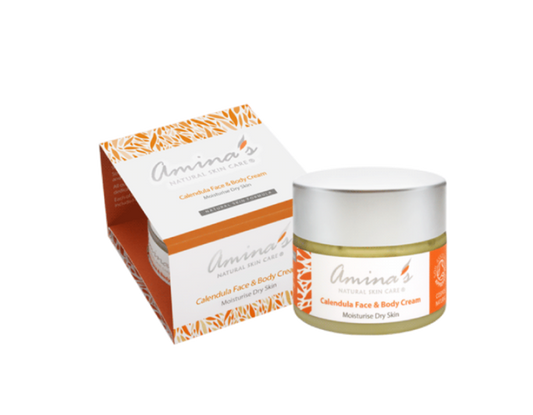 Amina's Organic Calendula Face & Body Cream 120ml — BambiniJO Jordan