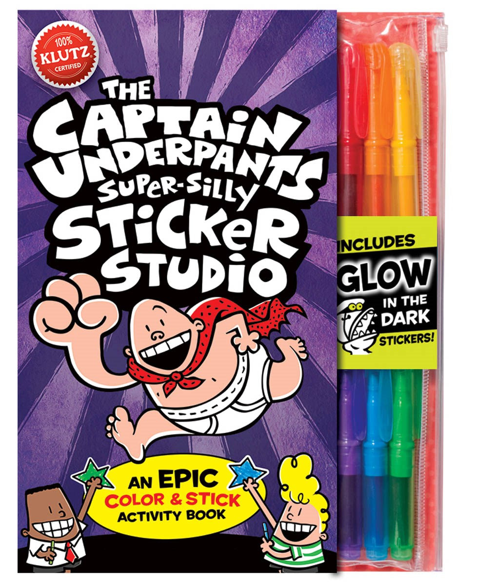 Klutz DIY The Captain Underpants Super-Silly Sticker Studio Klutz DIY The Captain Underpants Super-Silly Sticker Studio