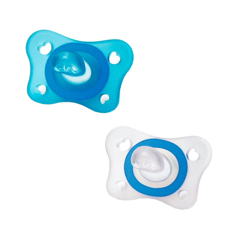 Chicco - Silicone Mini Soft Soother 2-6m - 2 pcs - BambiniJO | Buy Online | Jordan