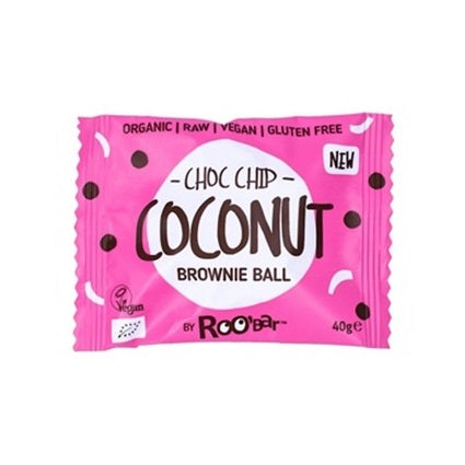 Organic Gluten Free Brownie Ball Coconut Choco Chip 40g