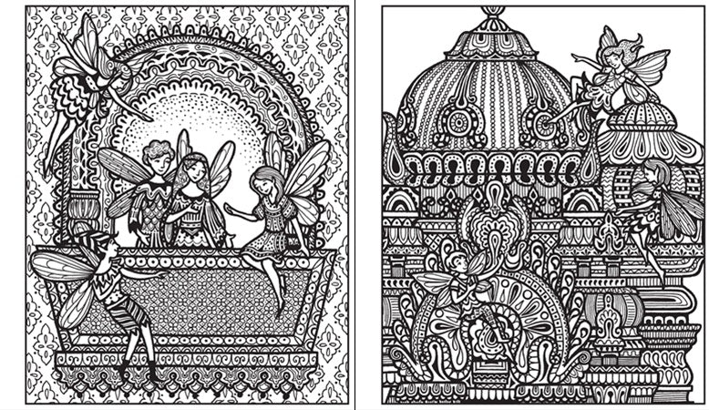 Fairy palaces magic painting book - BambiniJO | Buy Online | Jordan