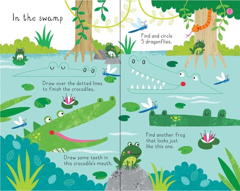 Jungle Play Pad - Puzzles, Drawing & Counting Jungle Play Pad - Puzzles, Drawing & Counting