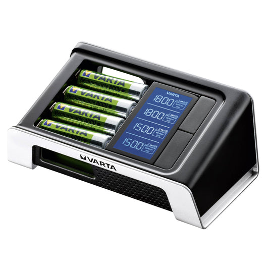 VARTA Universal LCD Ultra Fast Battery Charger | with 4 AA - BambiniJO | Buy Online | Jordan