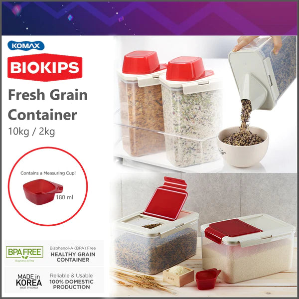 Komax - Biokips Fresh Grain Container, 2 Kg
