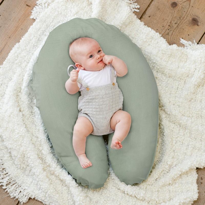 doomoo - Comfy Big Tetra Green | Large Multi-use Organic Pillow - BambiniJO | Buy Online | Jordan
