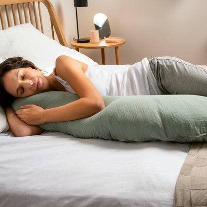 doomoo - Comfy Big Tetra Green | Large Multi-use Organic Pillow - BambiniJO | Buy Online | Jordan