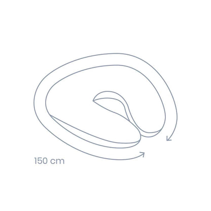 doomoo - Softy Giraffe Grey | Small Multi-use Organic Pillow - BambiniJO | Buy Online | Jordan