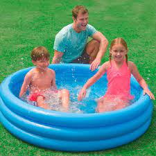 Intex - Crystal Blue Pool, 114cm X 25cm Intex - Crystal Blue Pool, 114cm X 25cm