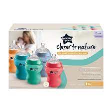 Tommee Tippee Closer to Nature 260ML Bright Bottle - 6 Bottles - BambiniJO | Buy Online | Jordan