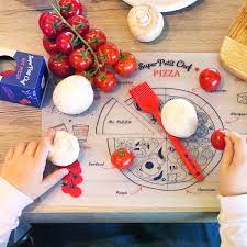 Superpetit Silicone Placemat Chef Kit Pizza — BambiniJO Jordan