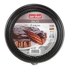 Zenker - "Pure" Springform With Flat Base, Black, 24X6.5 cm