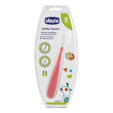 Chicco - Soft Silicone Spoon 6M+ Chicco - Soft Silicone Spoon 6M+