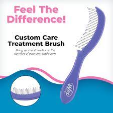 Wet Brush Custom Care Slim Detangling Comb Purple