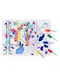 Superpetit - Silicone Placemat Panda Wildlife Superpetit - Silicone Placemat Panda Wildlife