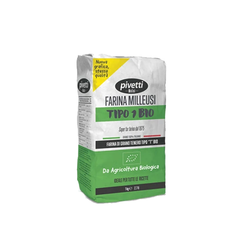 Organic Soft Wheat Flour Type 1 1kg Organic Soft Wheat Flour Type 1 1kg