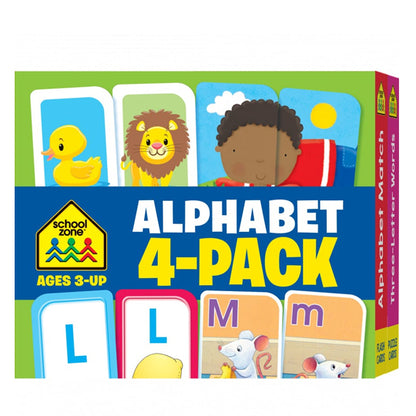 Alphabet Flash Card 4 Pack - BambiniJO