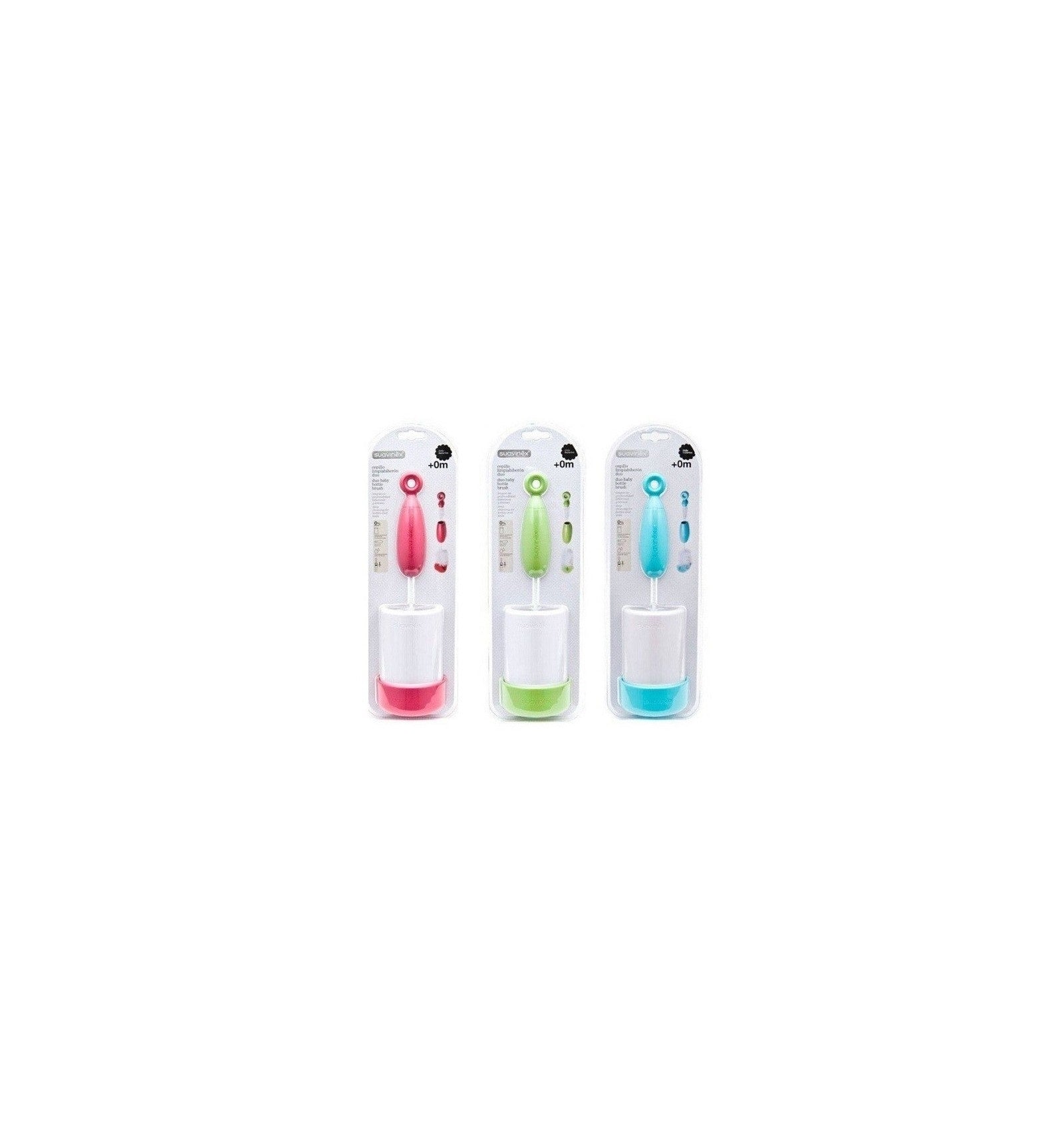 Suavinex - Duo Baby Bottle Brush + Holder - BambiniJO | Buy Online | Jordan