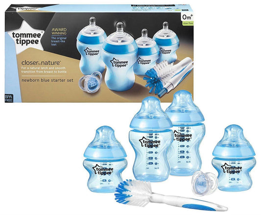 Tommee Tippee Bottle Starter Kit Sky Baby Feeding Boy - BambiniJO | Buy Online | Jordan