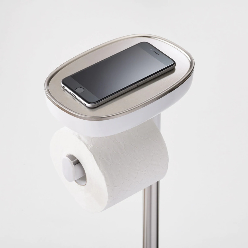 Joseph Joseph - EasyStore™ Plus Toilet Paper Holder with Flex™ Steel Toilet Brush Joseph Joseph - EasyStore™ Plus Toilet Paper Holder with Flex™ Steel Toilet Brush