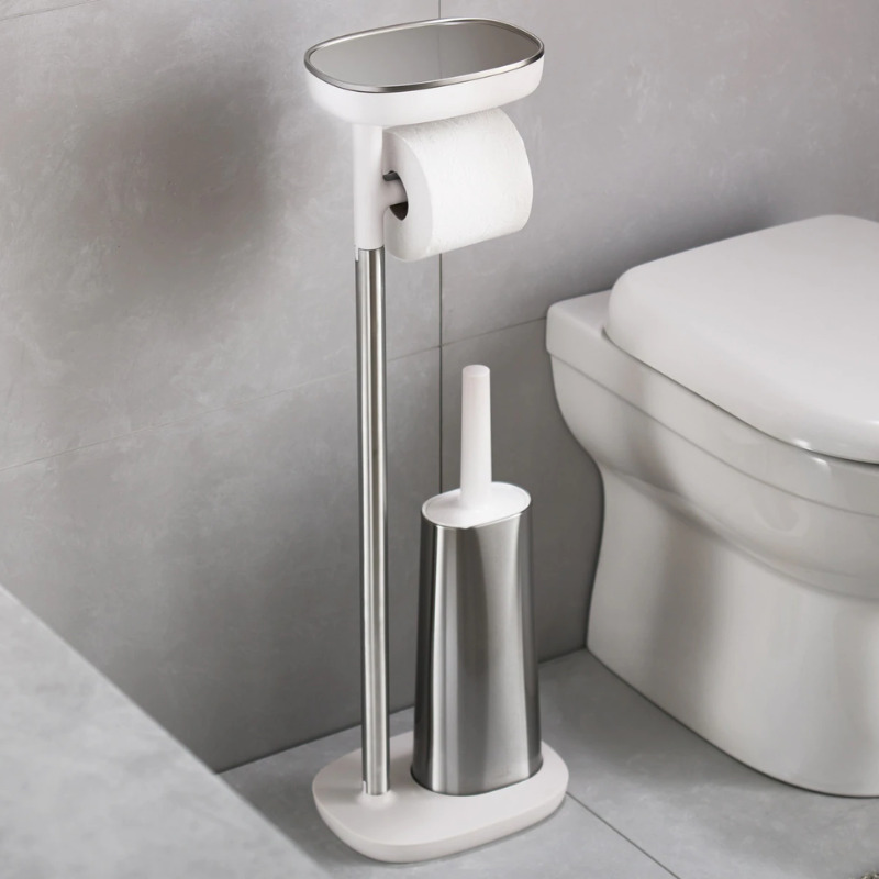 Joseph Joseph - EasyStore™ Plus Toilet Paper Holder with Flex™ Steel Toilet Brush Joseph Joseph - EasyStore™ Plus Toilet Paper Holder with Flex™ Steel Toilet Brush