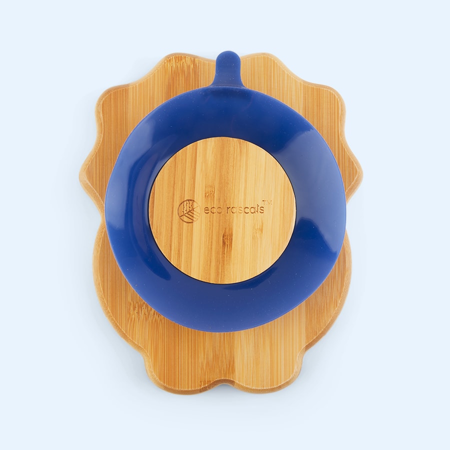 Eco Rascals - Dinosaur Shaped Bamboo Suction Plate Eco Rascals - Dinosaur Shaped Bamboo Suction Plate