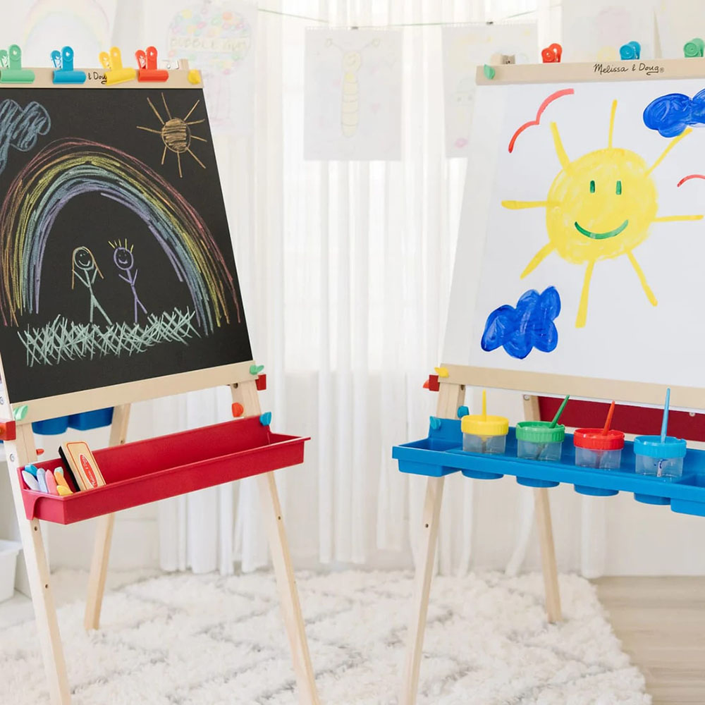 Melissa & Doug - Double-Sided Wooden Art Easel Melissa & Doug - Double-Sided Wooden Art Easel