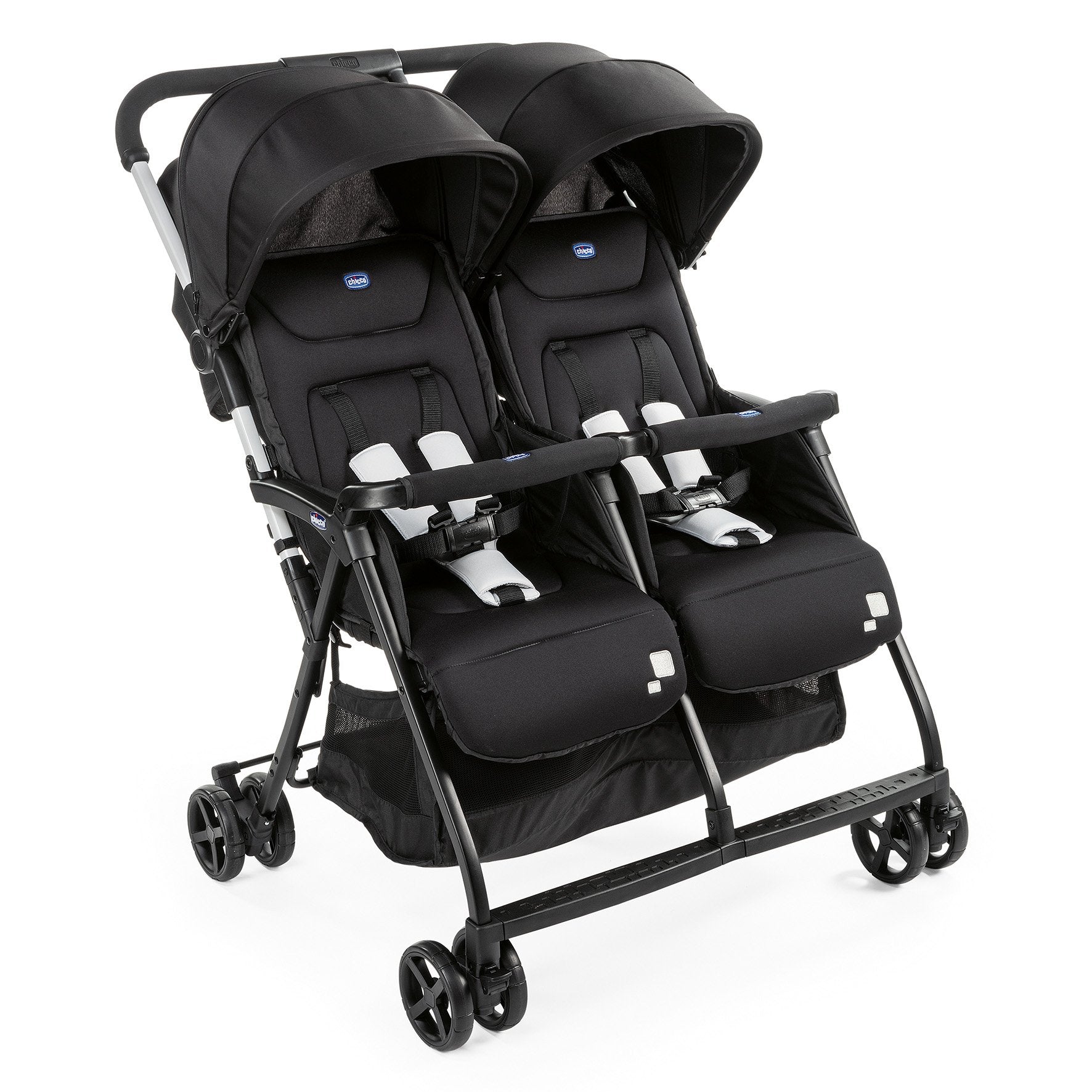 Chicco OHLAL Twin Stroller Black Night Chicco OHLAL Twin Stroller Black Night