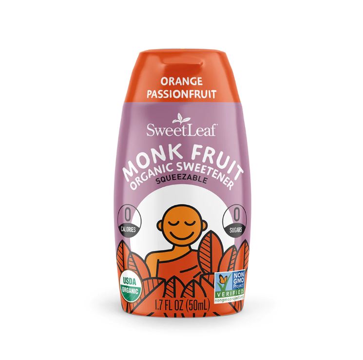 Organic Monk Fruit Sweetener Orange & Passion Fruit 50ml Organic Monk Fruit Sweetener Orange & Passion Fruit 50ml