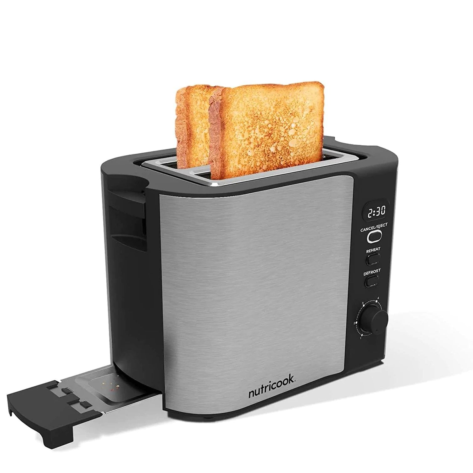 Nutricook - Digital Toaster | 2 Slice Nutricook - Digital Toaster | 2 Slice