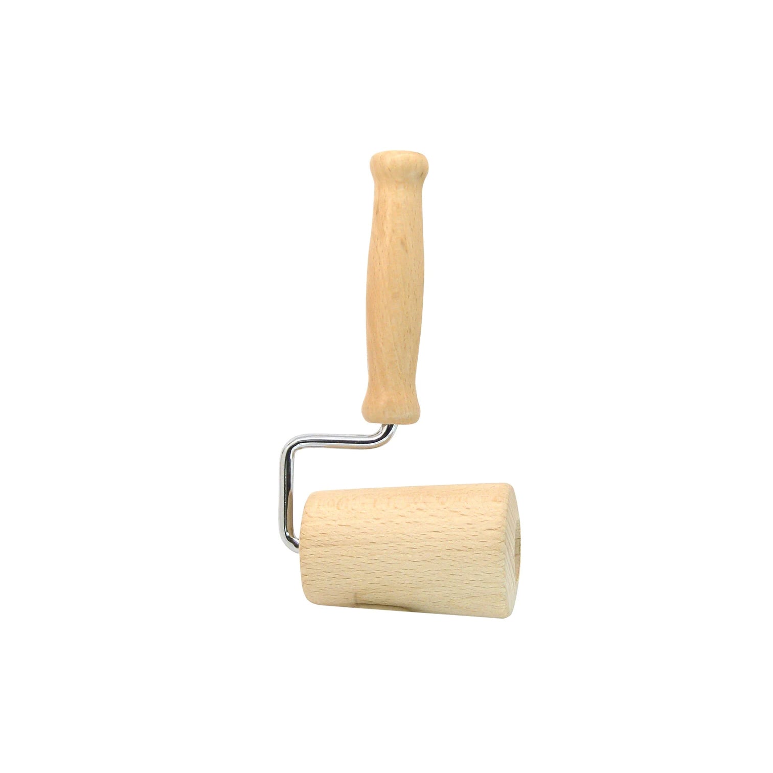Fackelmann - Pastry Roller, Beech Handle, Steel, 170X80X40 mm Fackelmann - Pastry Roller, Beech Handle, Steel, 170X80X40 mm