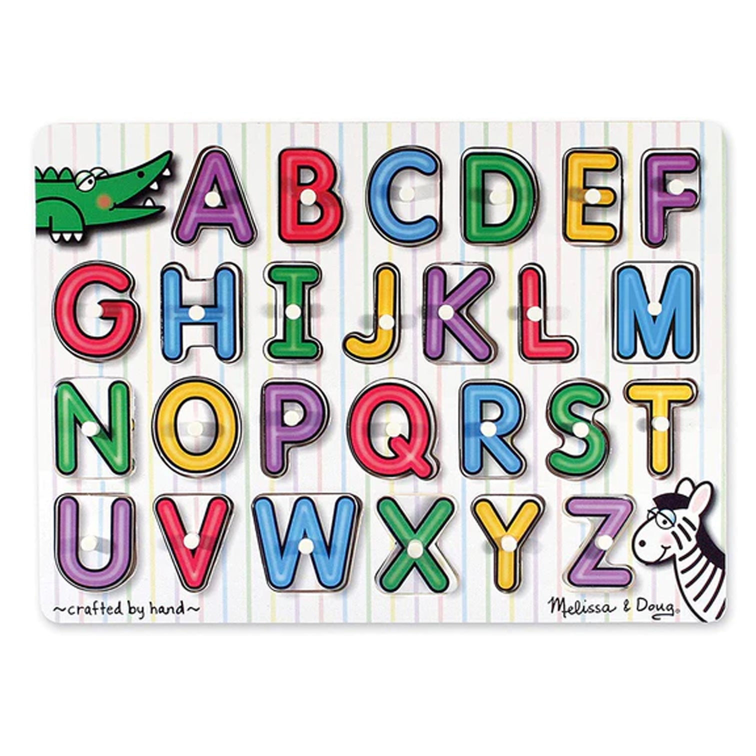 Melissa & Doug ALPHABET Peg Puzzle 2Y+ Melissa & Doug ALPHABET Peg Puzzle 2Y+